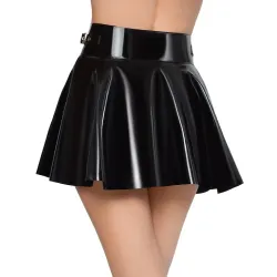 Black Level Jupe Vinyl Skirt Noire